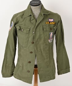 KOREAN WAR 187th AIRBORNE SHIRT W POCKET PATCH