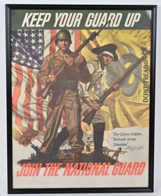 WWII KEEP YOUR GUARD UP POSTER JOIN THE GUARD WW2