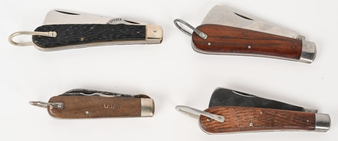 WWII US COAST GUARD USN ROPE KNIFE POCKET KNIFE