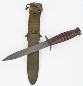 WWII US M3 BLADE MARKED FIGHTING KNIFE BY PAL