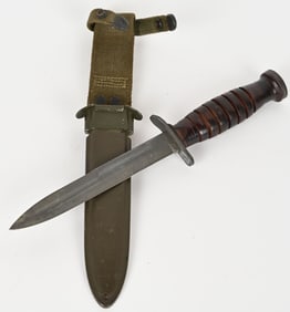 WWII US M3 BLADE MARKED FIGHTING KNIFE BY PAL