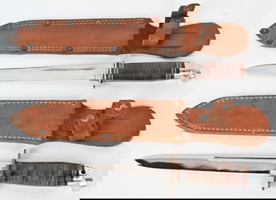 WWII US WESTERN BOULDER COLO. L77 FIGHTING KNIFE