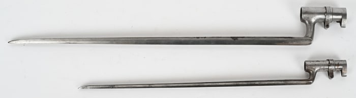 2 UNKNOWN EUROPEAN SOCKET BAYONETS