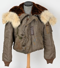 EARLY TYPE N-2 NYLON FLIGHT JACKET SIZE MEDIUM