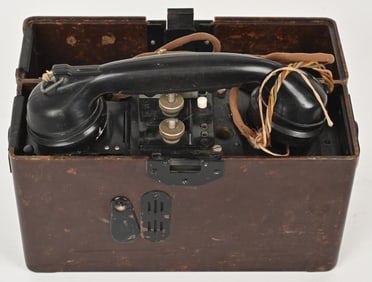 WWII NAZI GERMAN WEHRMACHT F33 FIELD TELEPHONE WW2