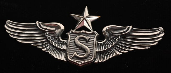 WWII AIR CORPS SENIOR SERVICE PILOT WINGS WW2