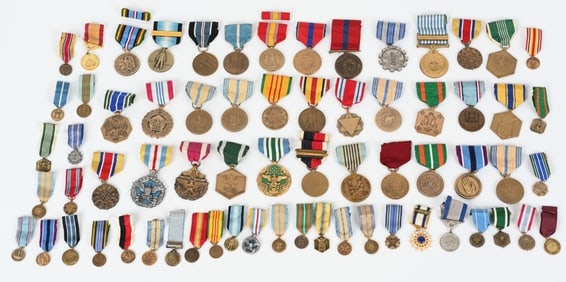 US ARMY US NAVY US MARINE SERVICE MEDAL LOT