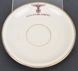 WWII NAZI GERMAN STAATSKASINO KRAKAU SAUCER PLATE