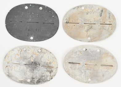 WWII NAZI GERMAN DOG TAG INFANTRY PIONEER SIGNALS