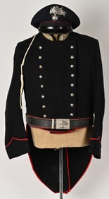 ITALIAN CARABINIERI POLICE UNIFORM & VISOR CAP