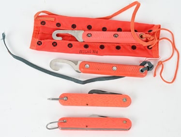 PARATROOPER PARACHUTE SHROUD CUTTER KNIFE LOT