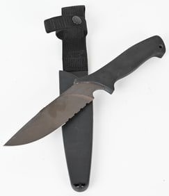 MPT MISSION FIGHTING KNIFE W SCABBARD