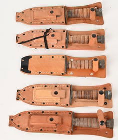VIETNAM ERA JET PILOT SURVIVAL KNIFE LOT OF 5