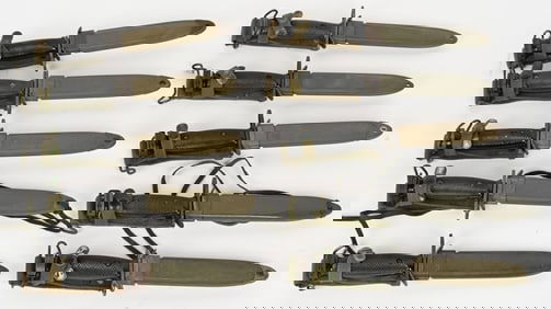 VIETNAM ERA US M7 BAYONETS FOR M16 COLT MILPAR