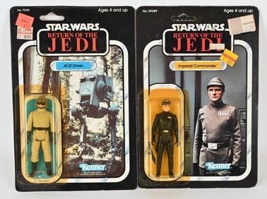 STAR WARS ROTJ IMPERIAL COMMANDER & AT-ST DRIVER