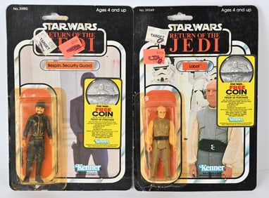 STAR WARS ROTJ LOBOT & BESPIN SECURITY GUARD MOC