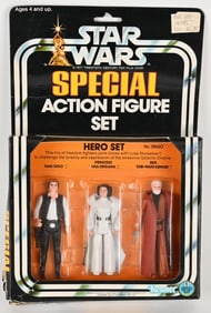 1977 STAR WARS HERO SET 3 PACK SERIES 1 MOC