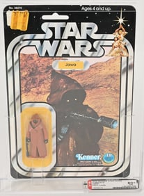 1978 STAR WARS JAWA "VINYL CAPE" 12 BACK-A AFA 80+