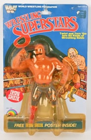 1984 LJN WRESTLING SUPERSTAR IRON SHEIK MOC