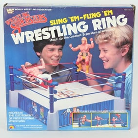 1985 LJN WRESTLUNG SUPERSTARS WRESTLING RING MIB