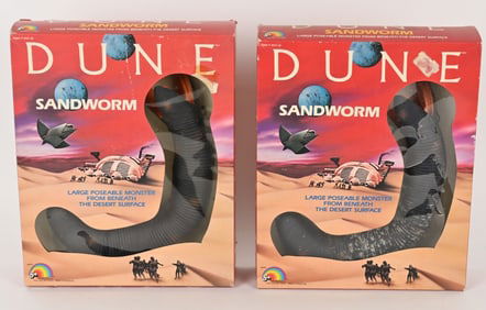 2- 1984 LJN DUNE SANDWORMS MIB
