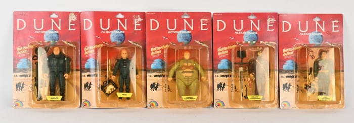 5- 1984 LJN DUNE ACTION FIGURES MOC