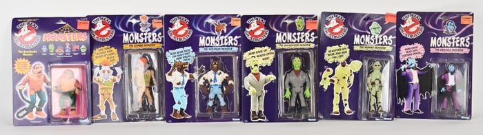 6- 1986 KENNER REAL GHOSTBUSTERS MONSTERS MOC
