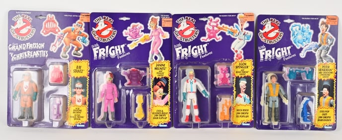 4- 1986 KENNER REAL GHOSTBUSTERS FRIGHT FEATURS