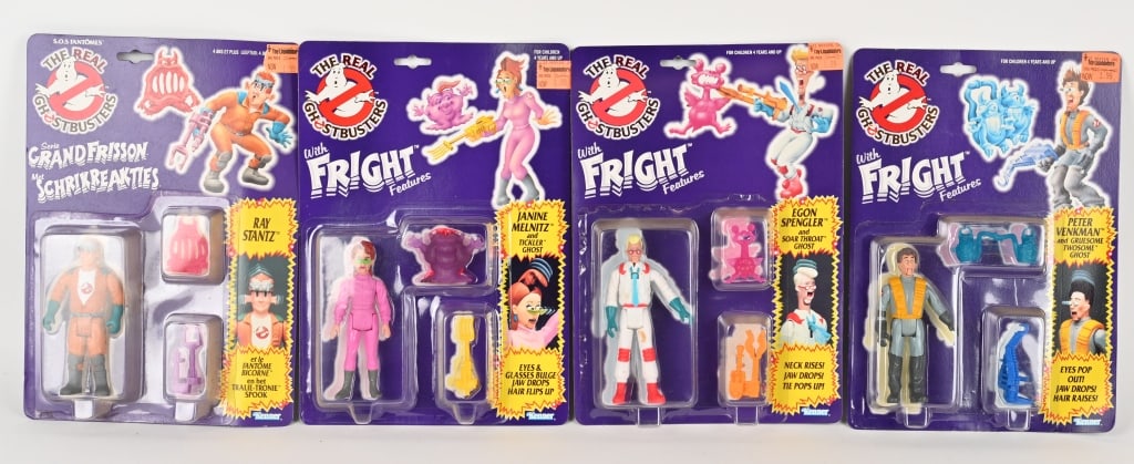 4- 1986 KENNER REAL GHOSTBUSTERS FRIGHT FEATURS (1 of 5)