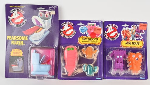 KENNER REAL GHOSTBUSTER FEARSOME FLUSH & MORE