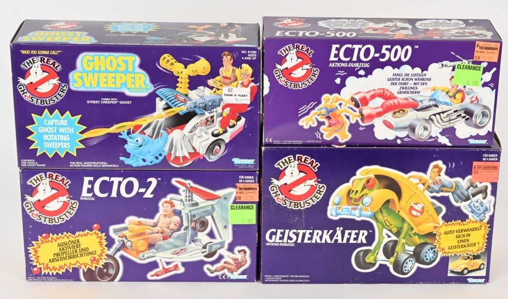 4- KENNER THE REAL GHOSTBUSTERS VEHICLES MIB (1 of 8)