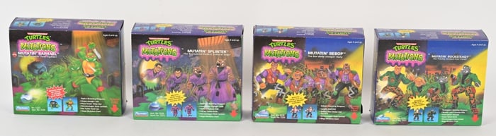 4- 1992 TEENAGE MUTANT NINJA TURTLES MUTATIONS