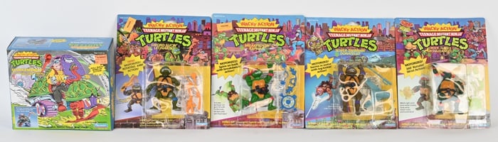 1990 TEENAGE MUTANT NINJA TURTLES WACKY ACTIONS