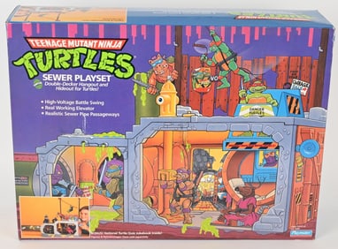 1989 TMNT SEWER PLAYSET MIB
