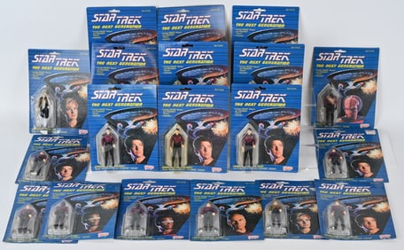 1988 GALOOB STAR TREK NEXT GENERATION FIGURES MOC