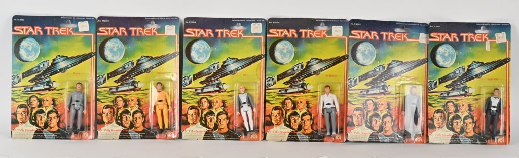 6- 1979 MEGO STAR TREK 3 3/4" ACTION FIGURES (1 of 4)
