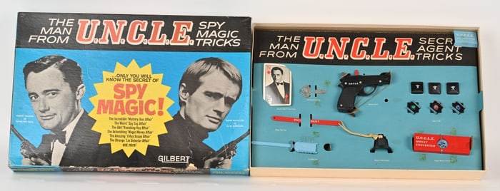 1965 GILBERT MAN FROM UNCLE MAGIC TRICKS w/ BOX