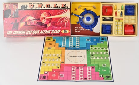 IDEAL MAN FROM UNCLE THRUSH RAY GUN AFFAIR GAME