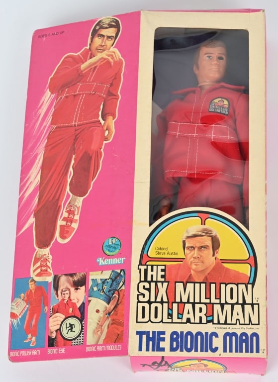 KENNER SIX MILLION DOLLAR MAN w/ BIONIC EYE MIB (1 of 6)