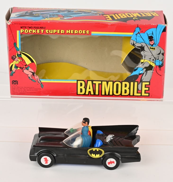 MEGO POCKET SUPER HEROS BATMOBILE w/ BOX (1 of 8)