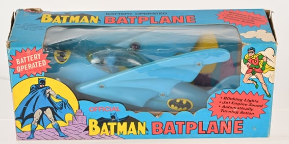 HONG KONG BATTERY OP OFFICIAL BATPLANE w/ BOX