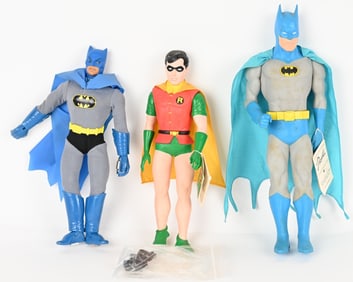 MEGO & PRESENT BATMAN & ROBIN ACTION FIGURES