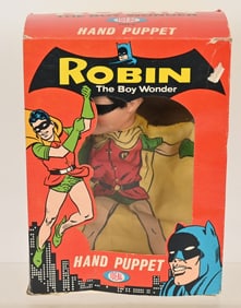 IDEAL ROBIN HAND PUPPET w/ BOX