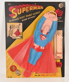 TRANSOGRAM FLYING SUPERMAN w/ CARD