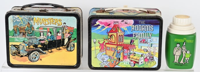 THE MUNSTERS & ADAMS FAMILY LUNCH BOXES