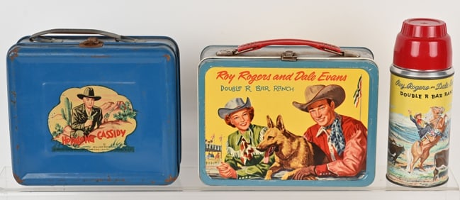 ROY AND DALE & HOPALONG CASSIDY LUNCH BOXES