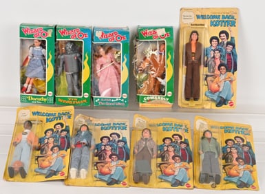 WELCOME BACK KOTTER & WIZARD OF OZ FIGURES