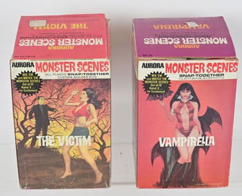 AURORA MONSTER SCENES VICTIM & VAMPIRELLA