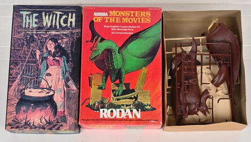 AURORA RODAN KIT & WITCH BOX