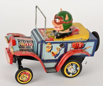 MARX BATTERY OP NUTTY MAD CAR